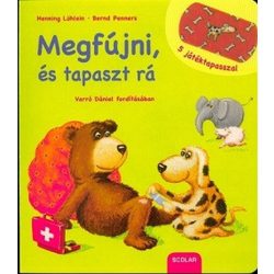   Megfújni, és tapaszt rá /Bibiskönyv 5 lemosható játéktapasszal