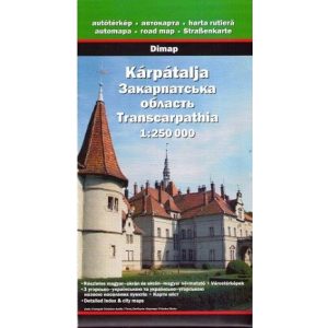Kárpátalja autótérkép 1:250 000