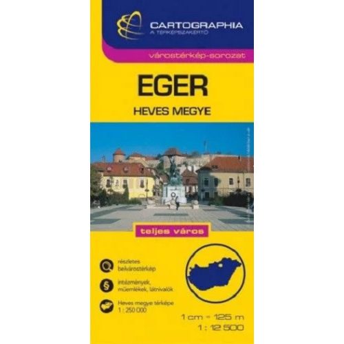 Eger várostérkép (1:12 500)