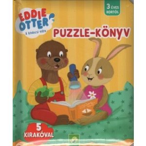 Eddie Otter - A kiváncsi vidra: Puzzle-könyv - 5 kirakóval