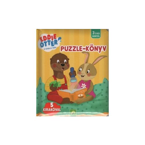 Eddie Otter - A kiváncsi vidra: Puzzle-könyv - 5 kirakóval