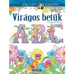Virágos betűk - Színezőkönyv - Kreatív kikötő