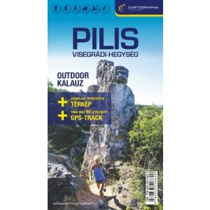 Pilis, Visegrádi-hegység - 4in1 outdoor kalauz és turista-kerékpáros és lovas térkép