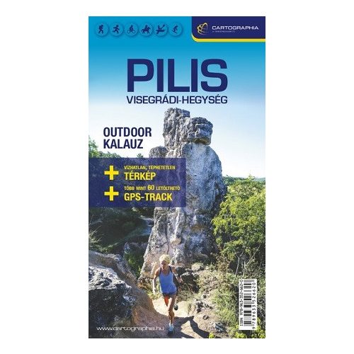 Pilis, Visegrádi-hegység - 4in1 outdoor kalauz és turista-kerékpáros és lovas térkép