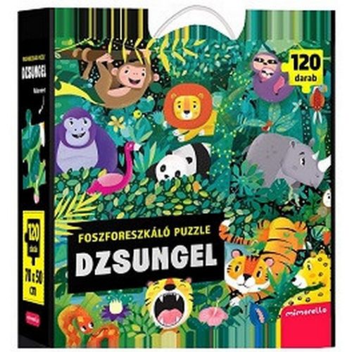 Dzsungel - Foszforeszkáló puzzle
