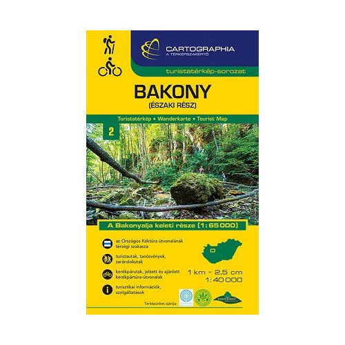 Bakony (északi rész) - Turistatérkép-sorozat 2. 