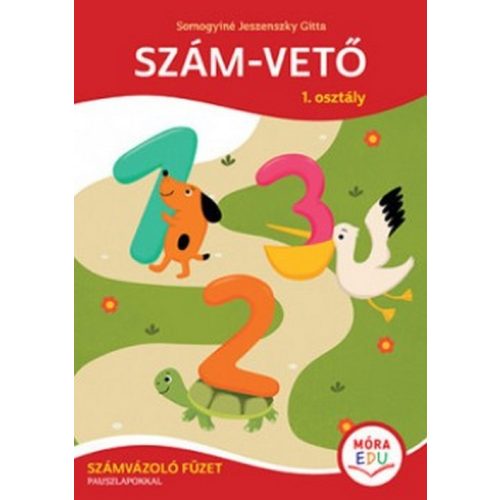 Szám-vető 1. osztály - Számvázoló füzet pauszlapokkal
