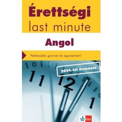   Érettségi Last minute: Angol - 75 legfontosabb téma vázlatos összefoglalása a középszintű szóbeli érettségihez