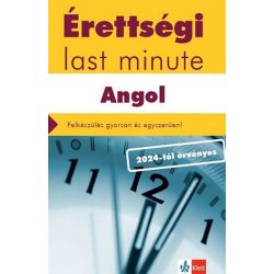   Érettségi Last minute: Angol - 75 legfontosabb téma vázlatos összefoglalása a középszintű szóbeli érettségihez