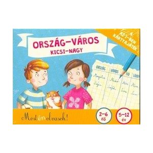 Ország-város, kicsi-nagy /4 az 1-ben kártyajáték