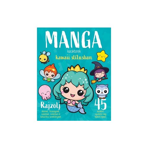 Manga karakterek kawaii stílusban