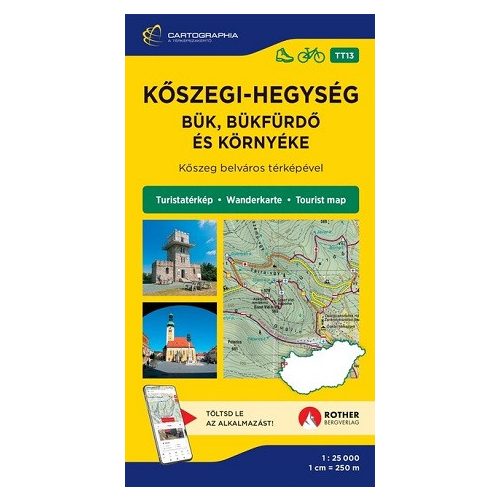 Kőszegi-hegység turistatérkép