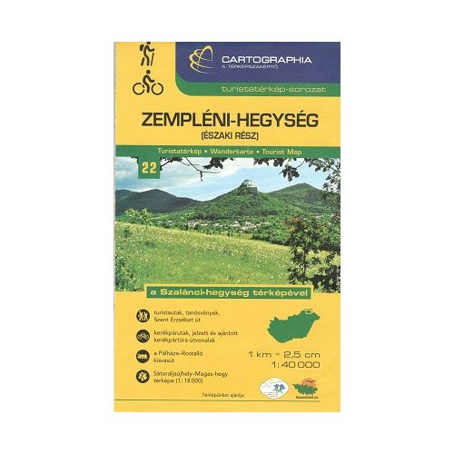 Zempléni-hegység (északi rész) - Turistatérkép-sorozat 22. (2020)