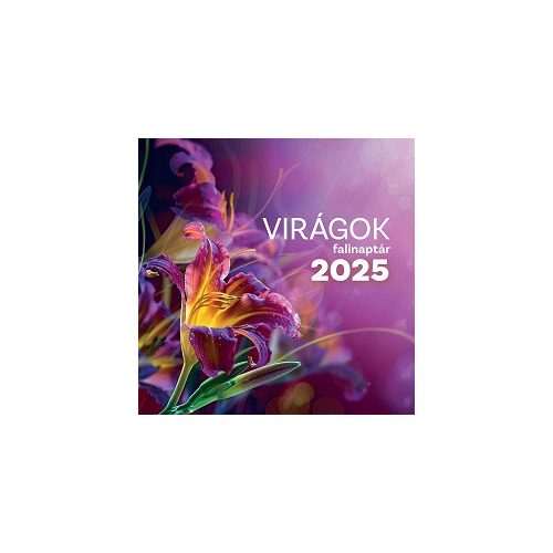 Virágok falinaptár 2025