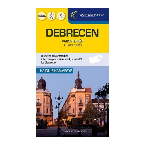 Debrecen várostérkép (1:20 000)
