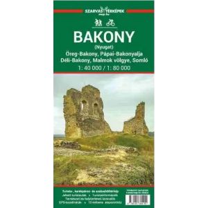 Bakony - Nyugat turistatérkép