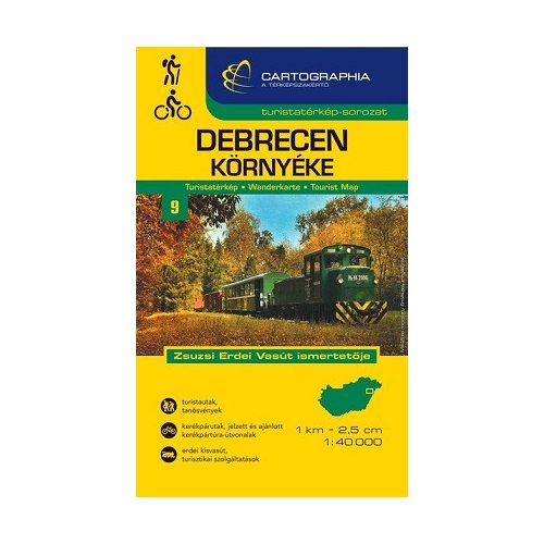 Debrecen környéke - Turistatérkép-sorozat 9.