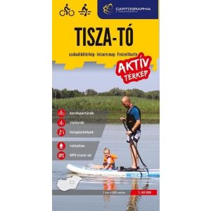 Tisza-tó szabadidőtérkép 1:50 000 vízhatlan aktív térkép (új kiadás)