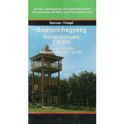 Soproni-hegység, Sopron környéke turista térkép