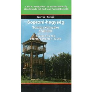 Soproni-hegység, Sopron környéke turista térkép