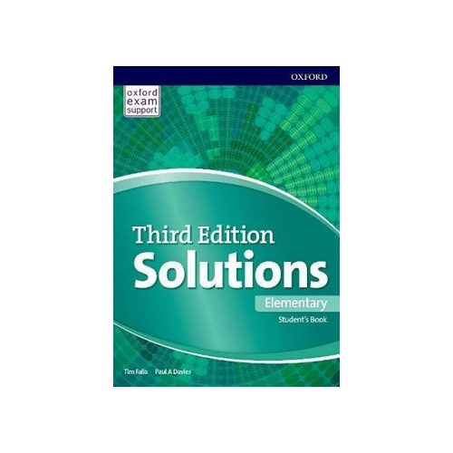 Solutions 3Rd Ed. Elementary Student's Book+Online (Tankönyv)