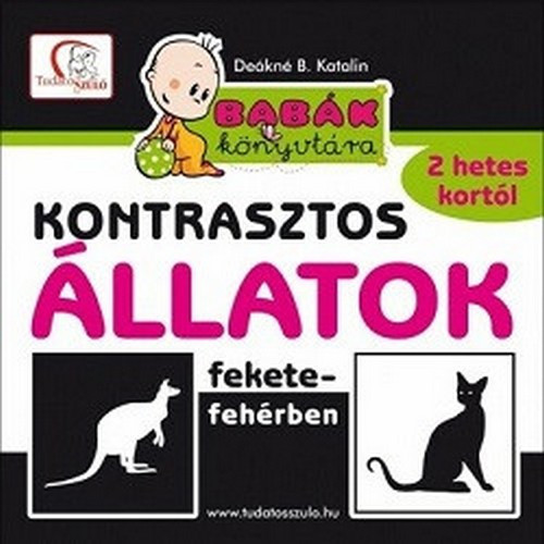 Kontrasztos állatok fekete-fehérben - Babák könyvtára (új kiadás)