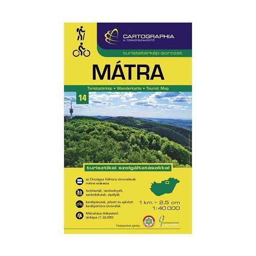 Mátra turistatérkép 1:40 000