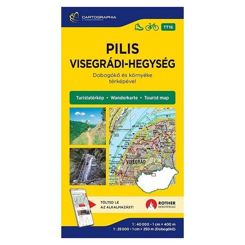Pilis és Visegrádi-hegység turistatérkép - Dobogkő és környéke térképével - Turistatérkép-sorozat 16.