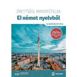   Érettségi mintatételek német nyelvből (80 középszintű tétel) - online hanganyaggal - 2024-től érvényes