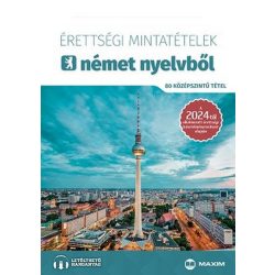   Érettségi mintatételek német nyelvből (80 középszintű tétel) - online hanganyaggal - 2024-től érvényes