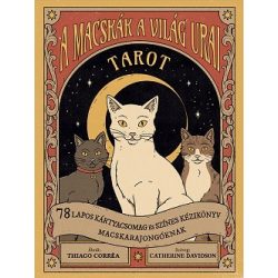   A macskák a világ urai tarot - 78 lapos kártyacsomag és színes kézikönyv macskarajongóknak