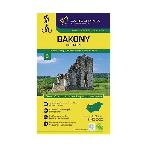 Bakony (déli rész) - Turistatérkép-sorozat 3.