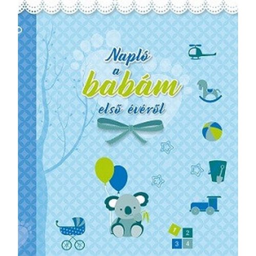 Napló a babám első évéről (kék)
