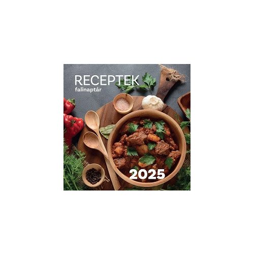 Receptek falinaptár 2025