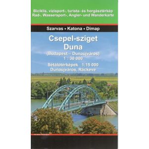 Csepel-sziget, Duna turistatérkép 