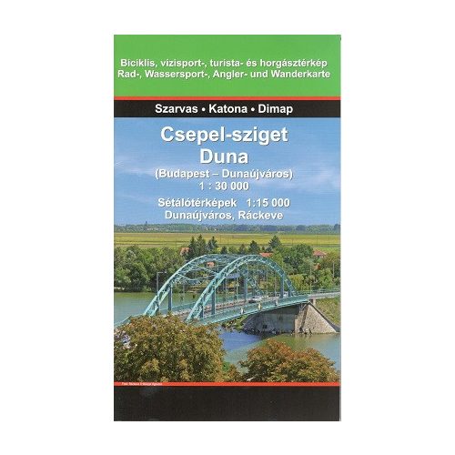 Csepel-sziget, Duna turistatérkép 
