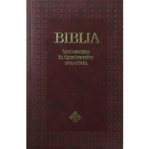 Biblia - Ószövetségi és Újszövetségi Szentírás - Kicsi /kemény - bordó