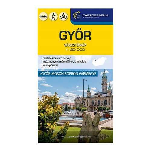 Győr várostérkép (1:20 000)