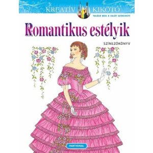 Romantikus estélyik - Színezőkönyv - Kreatív kikötő