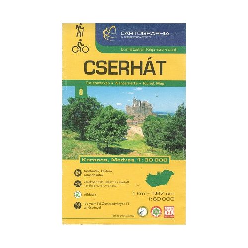 Cserhát - Turistatérkép-sorozat 8. (1:60 000)