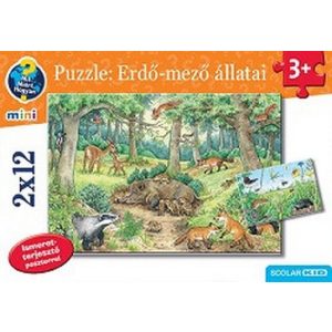 Puzzle: Erdő-mező állatai
