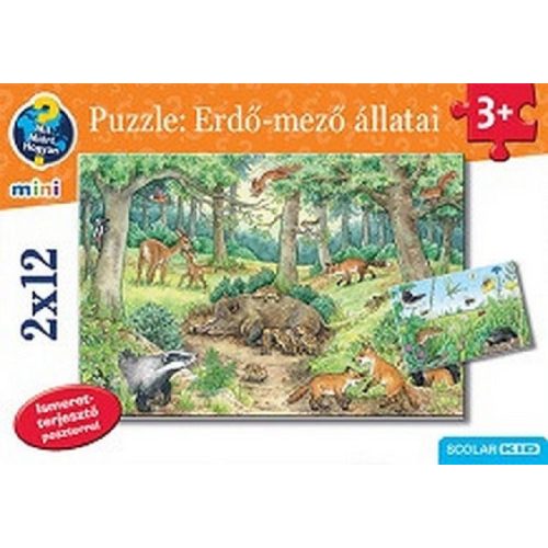 Puzzle: Erdő-mező állatai