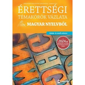 Érettségi témakörök vázlata magyar nyelvből (közép- és emelt szinten) - a 2024-től alkalmazott érettségi követelményrend