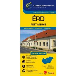 Érd várostérkép (1:20 000)