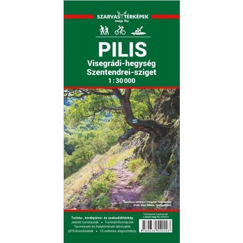 Pilis, Visegrádi-Hegység Turistatérkép 1:30000