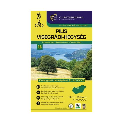 Pilis és Visegrádi-hegység - Turistatérkép-sorozat 16. (2021)