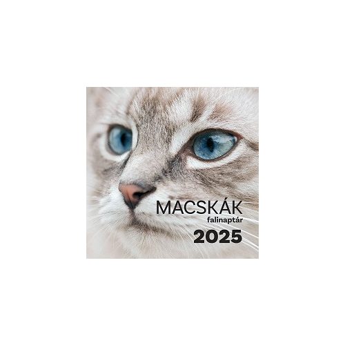 Macskák falinaptár 2025