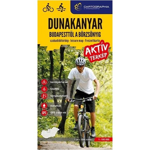Dunakanyar - Budapesttől a Börzsönyig 1:100 000 - Aktív térkép