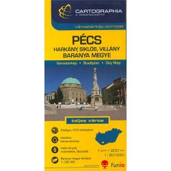 Pécs várostérkép (1:20 000)