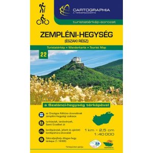 Zempléni-hegység (északi rész) - Turistatérkép-sorozat 22.